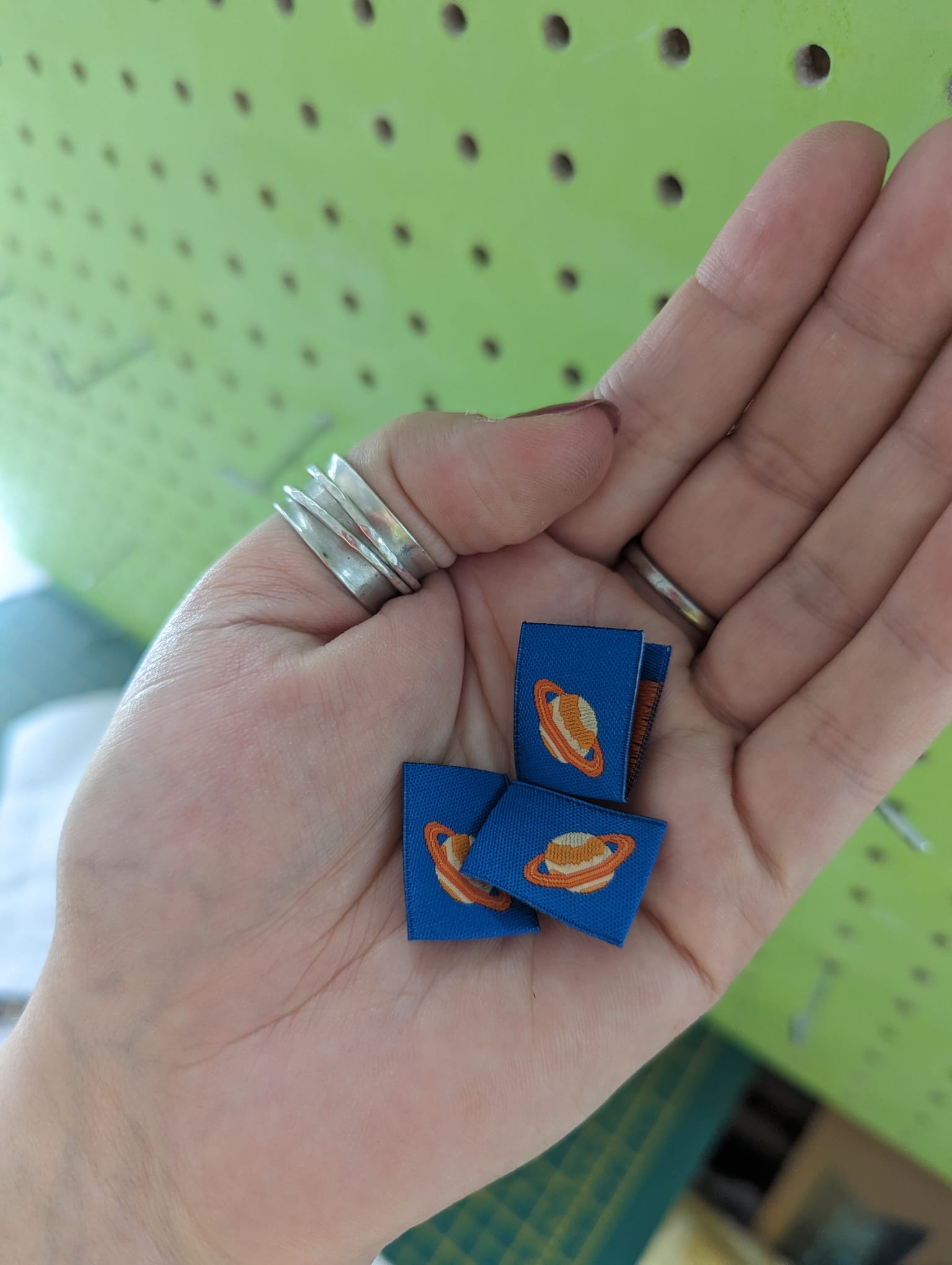 You Look Fabulous ! and Mini Planets - TLC Month 3 Mixed Woven Labels image 1