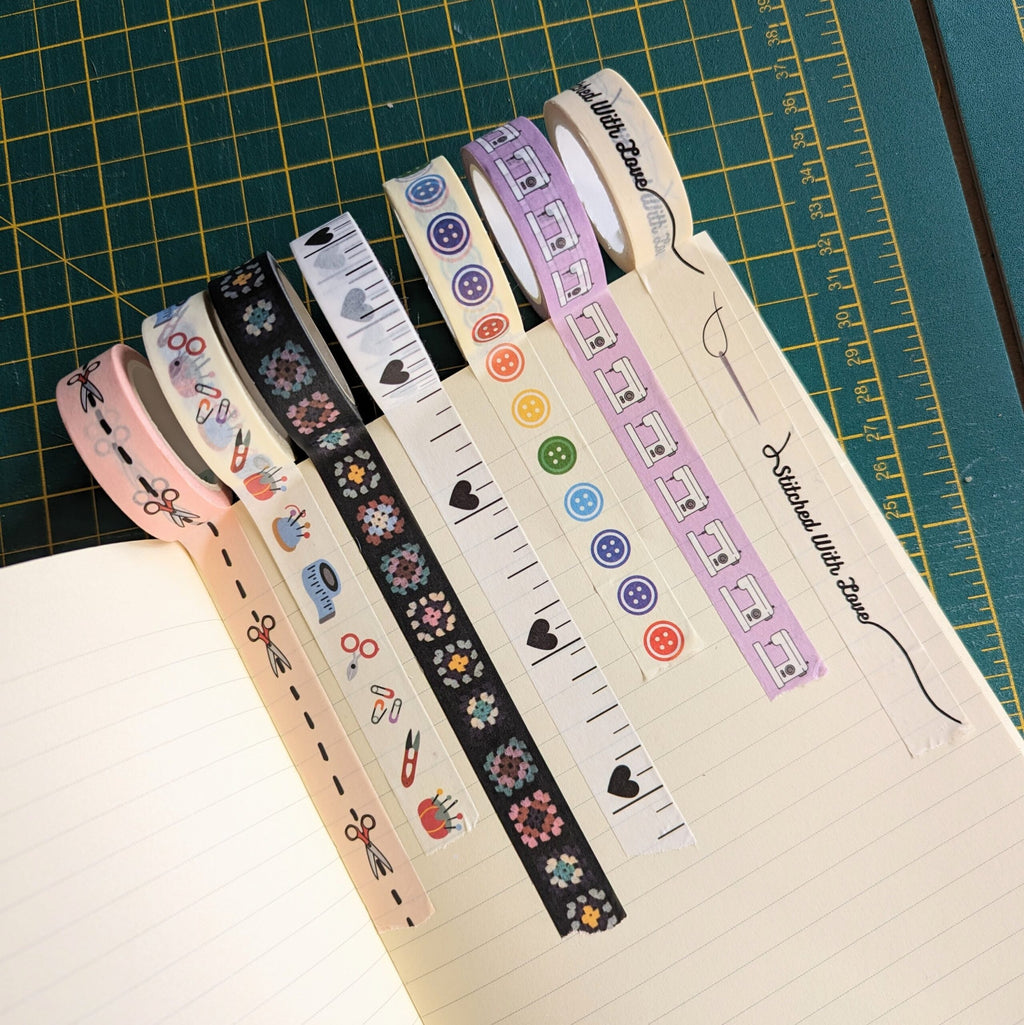 Sewing Themed Washi Tape (various designs) image 7