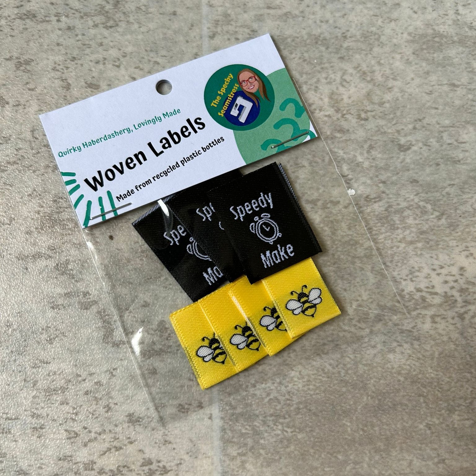 Speedy Make - 6 Large Folded Woven Labels image 3