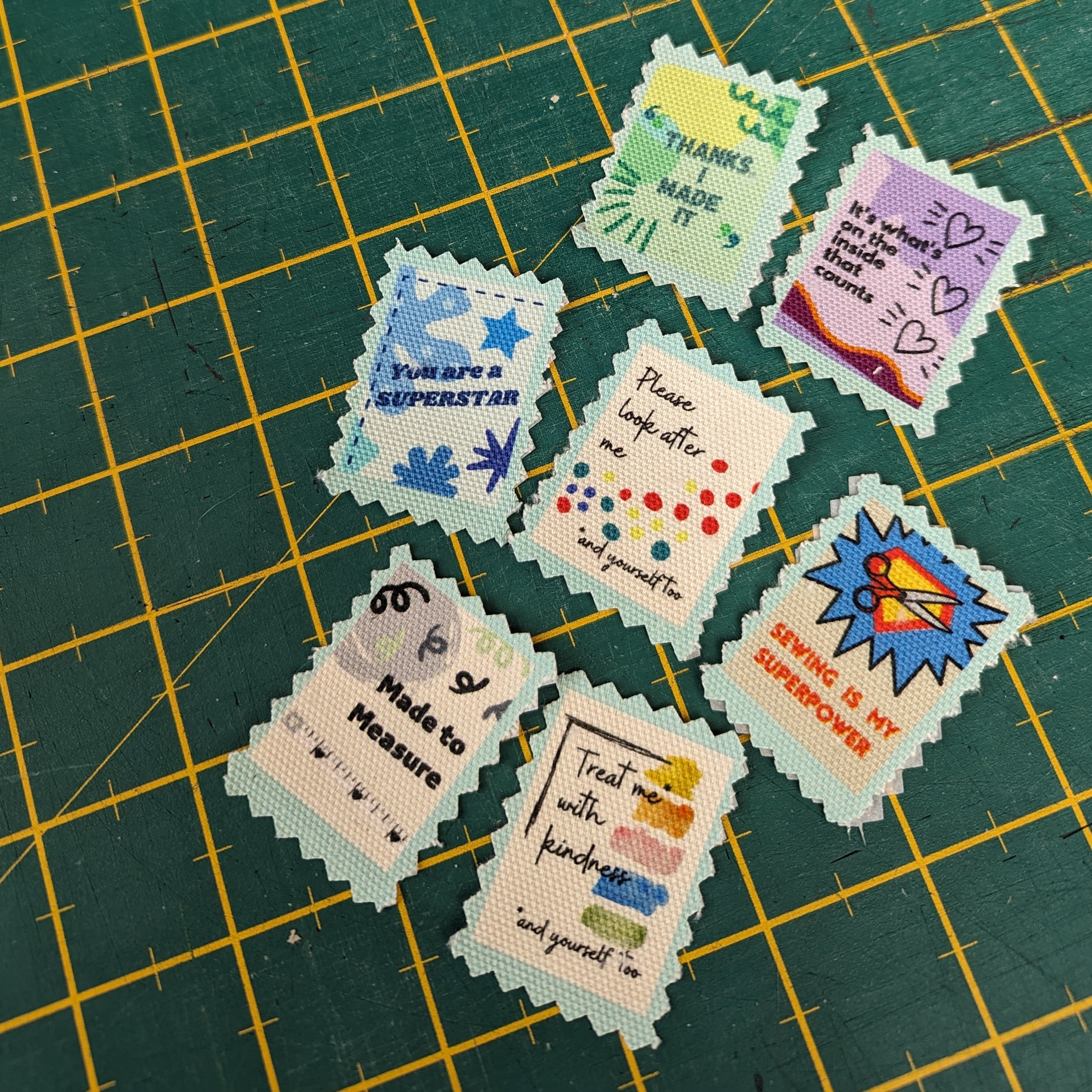 Multipack - Mini Fabric Patches image 0