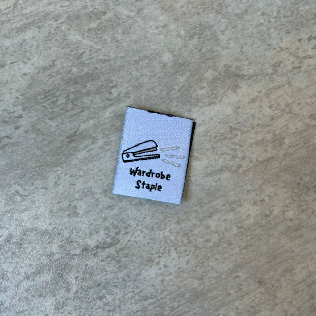 Wardrobe Staple - 6 Large Woven Folded Labels image 2