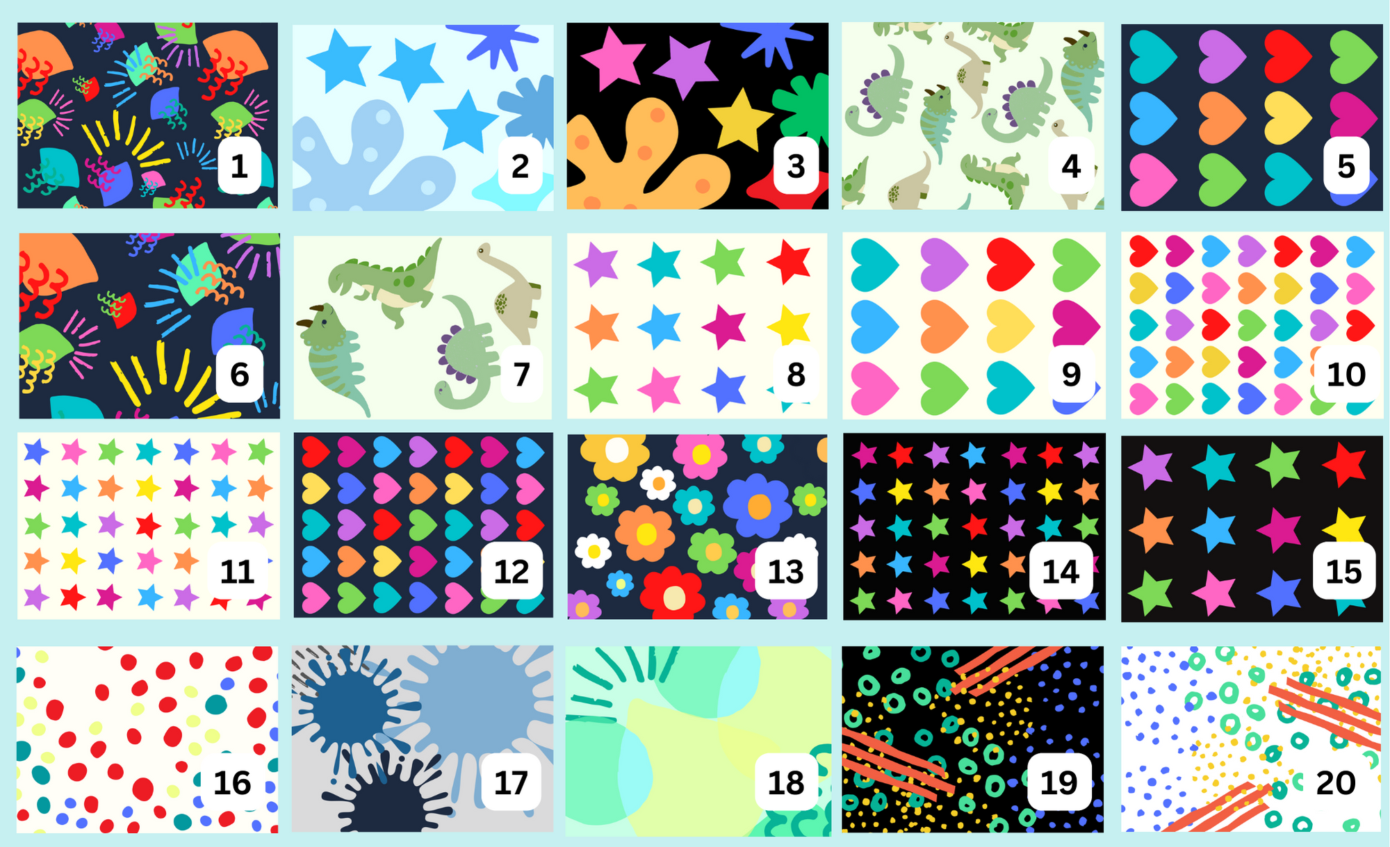 Mending Fabric Patches image 1