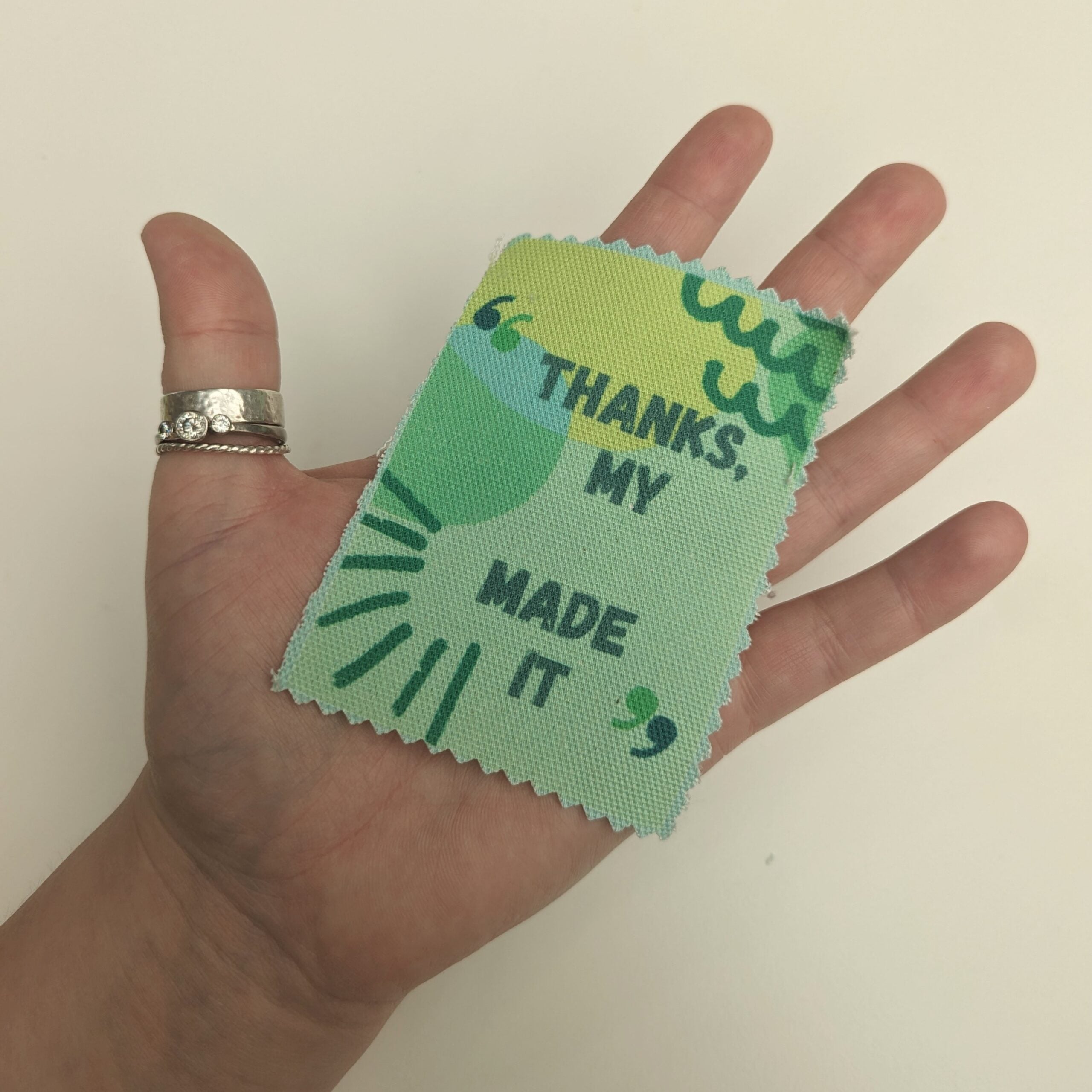 Thanks my [   ] made it - Fabric Patch image 0