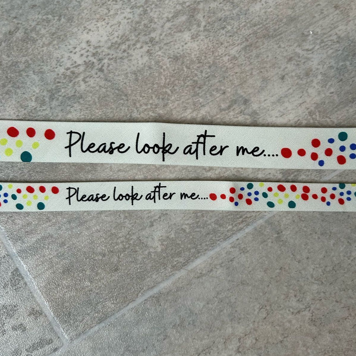 Please Look After Me - 18mm Single Fold image 3