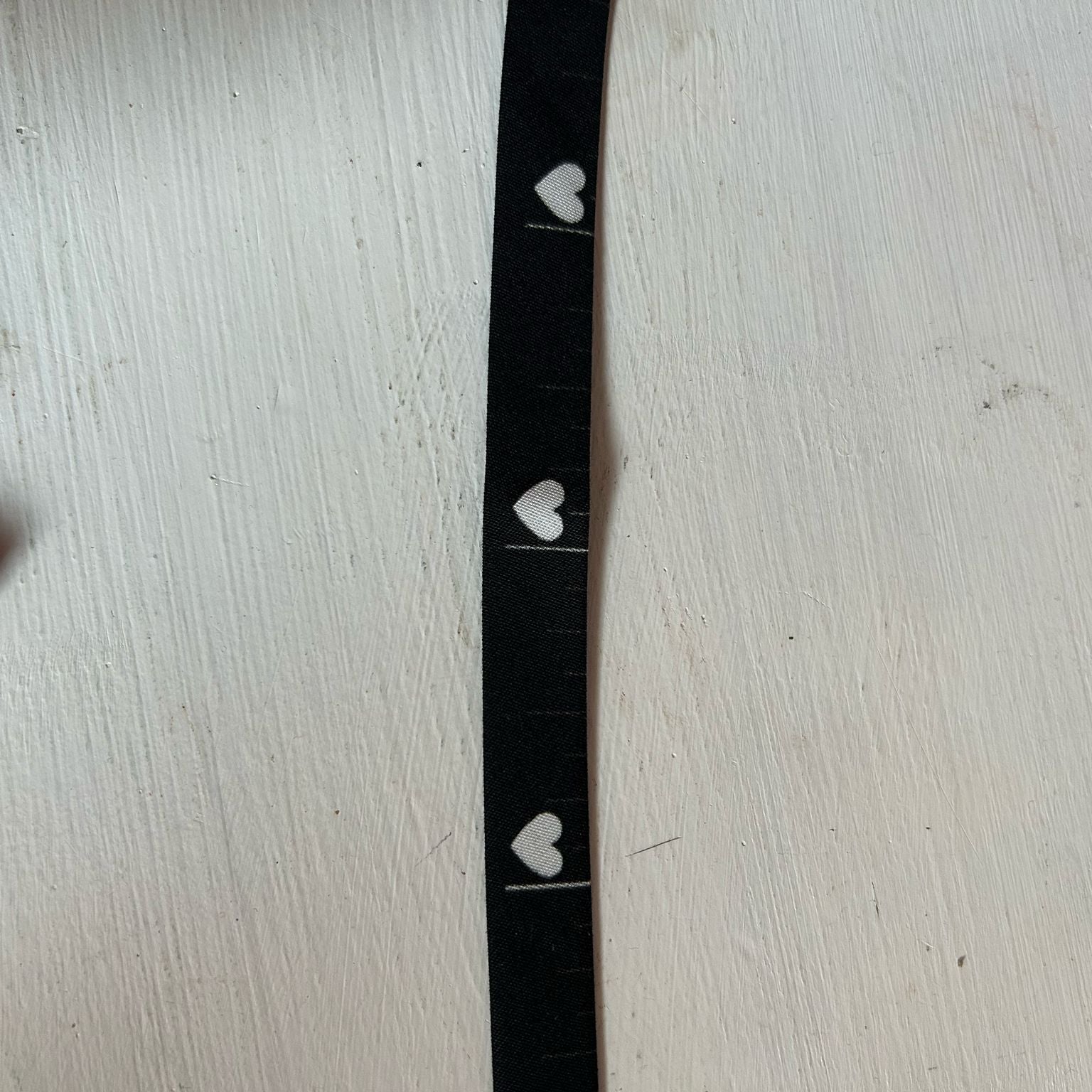Hearts Tape Measure (Black) - SECONDS image 2