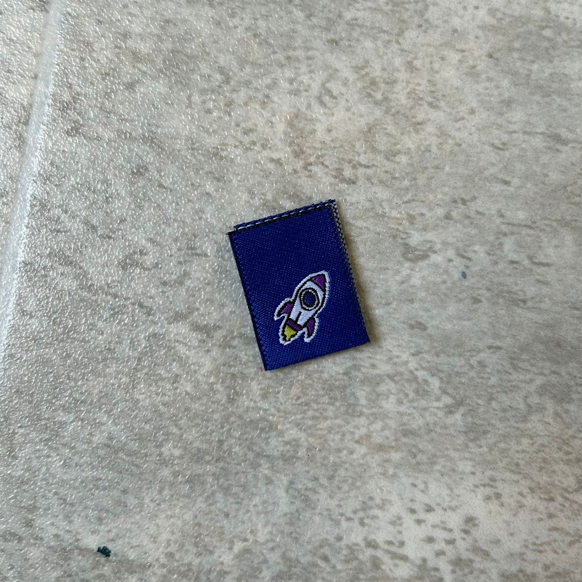 Mini Rocket - 8 Mini Woven Labels image 1