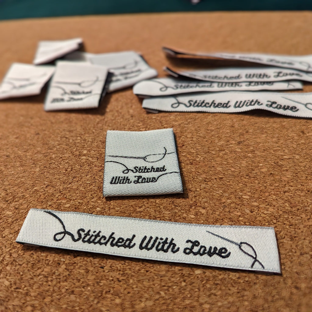 Stitched with Love - Woven Labels - Long image