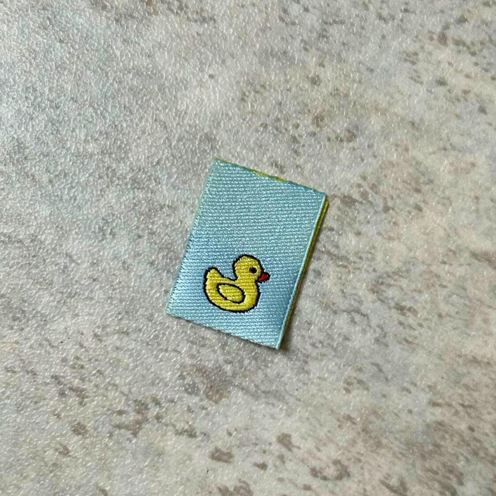 Mini Ducks- 8 Mini Woven Labels image 2