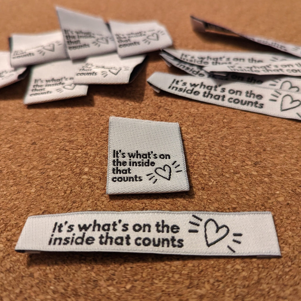 It's what's on the inside - Woven Labels - Square image