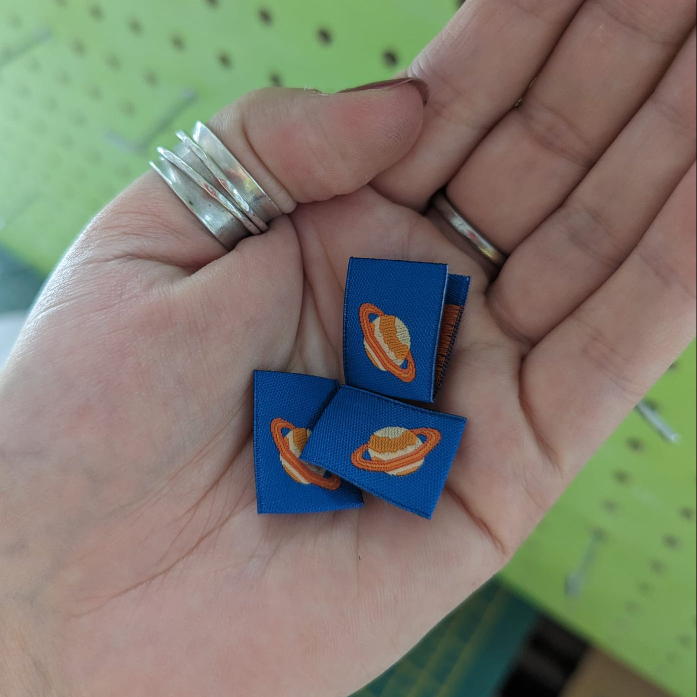 Planets - 8 Mini Woven Labels image 0