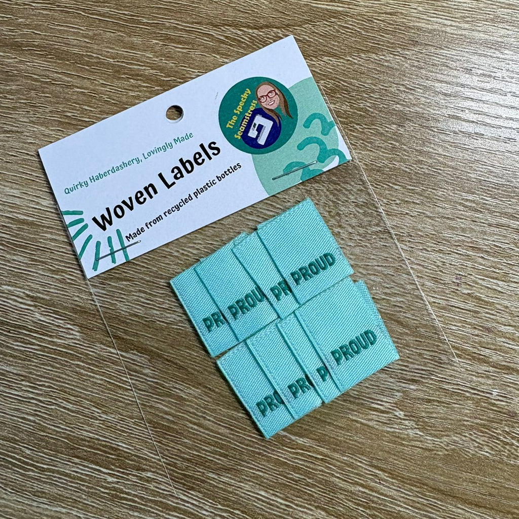 Mini Proud - 8 Mini Woven Labels