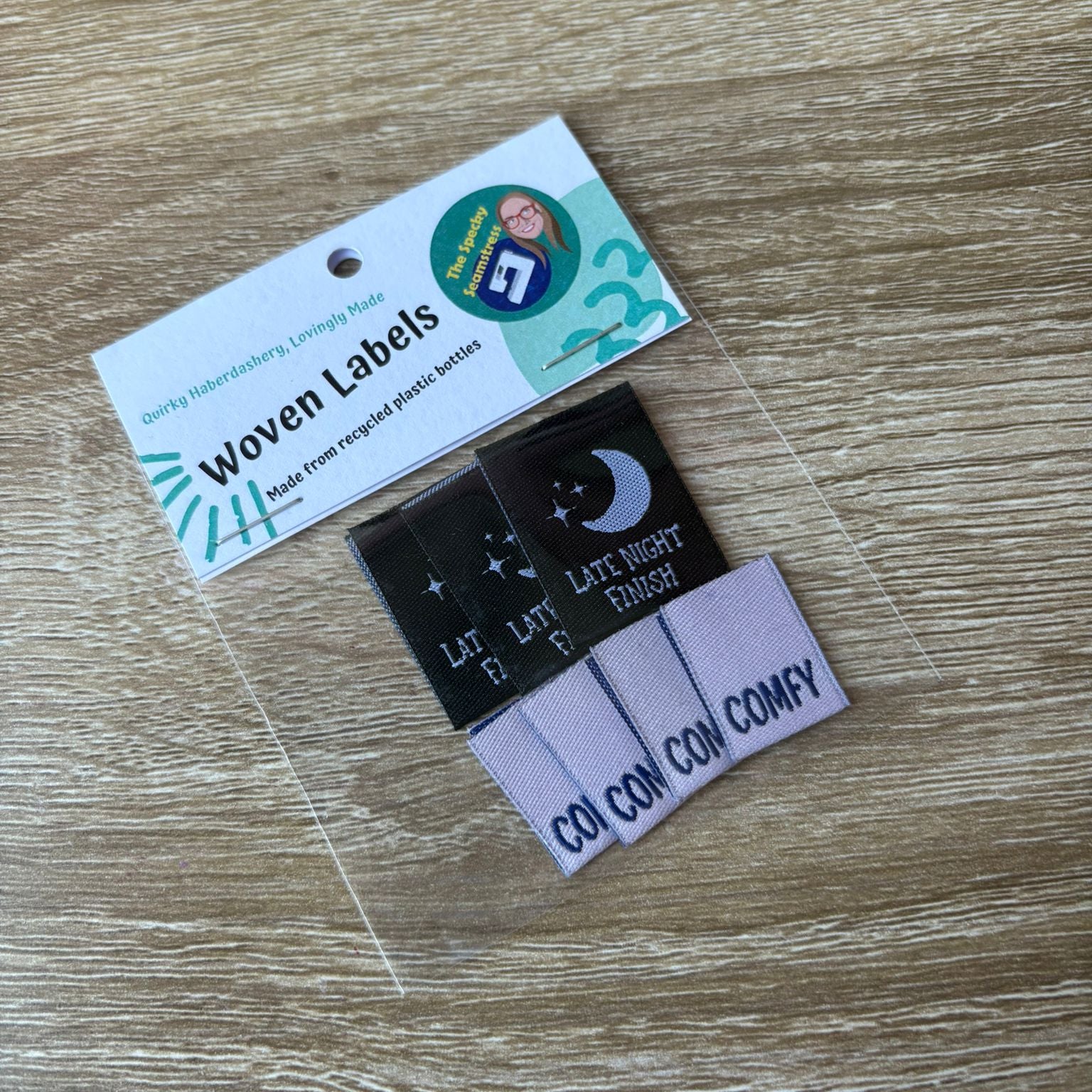 Late Night Finish and Mini Comfy - TLC Month 26 Mixed Woven Labels