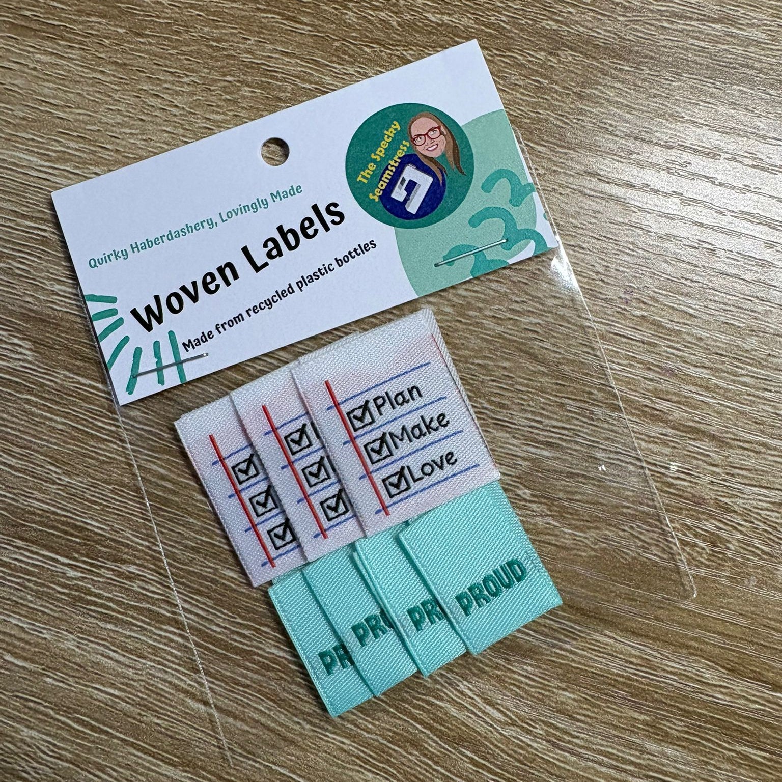 Plan Make Love and Mini Proud - TLC Month 23 Mixed Woven Labels