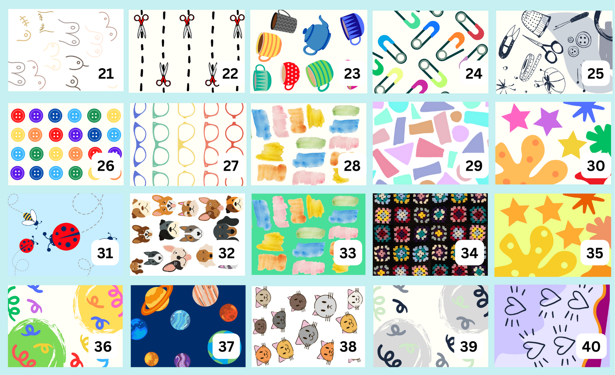 Mending Fabric Patches image 2