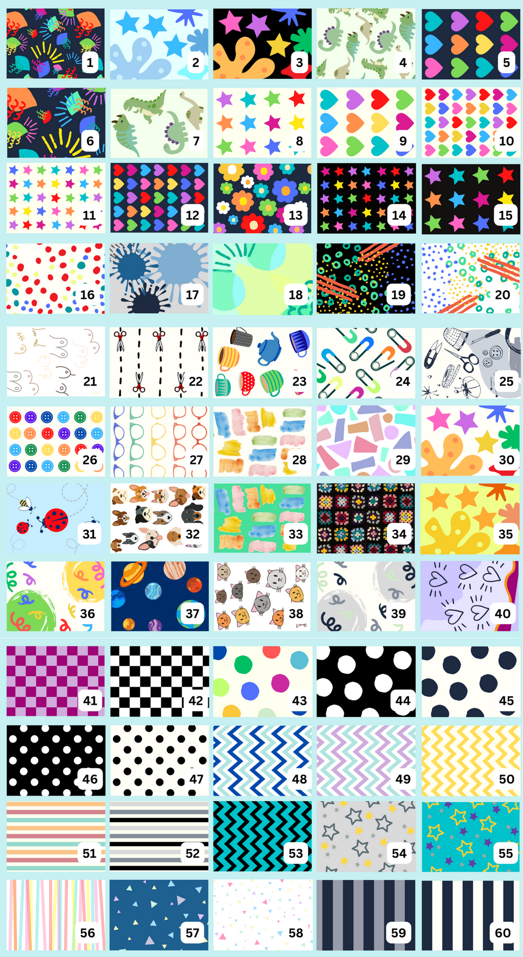 Mending Fabric Patches image 0