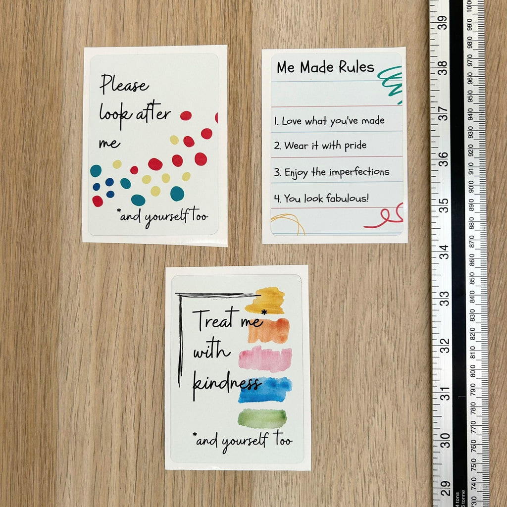 Vinyl Stickers (PVC free) - Me Made Rules image