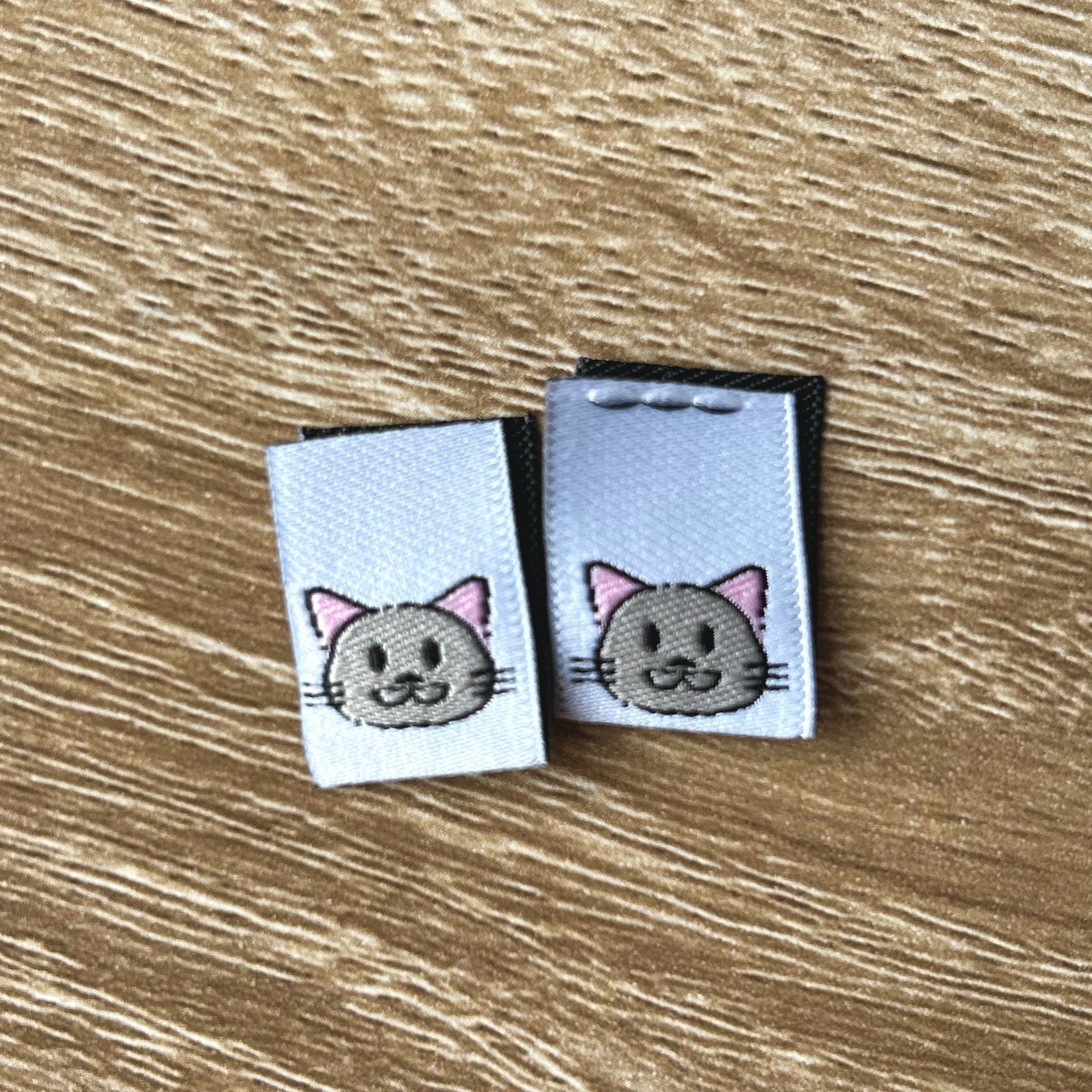 Sewing Appreciation Society and Mini Kitty Cat - TLC Month 8 Mixed Woven Labels image 2