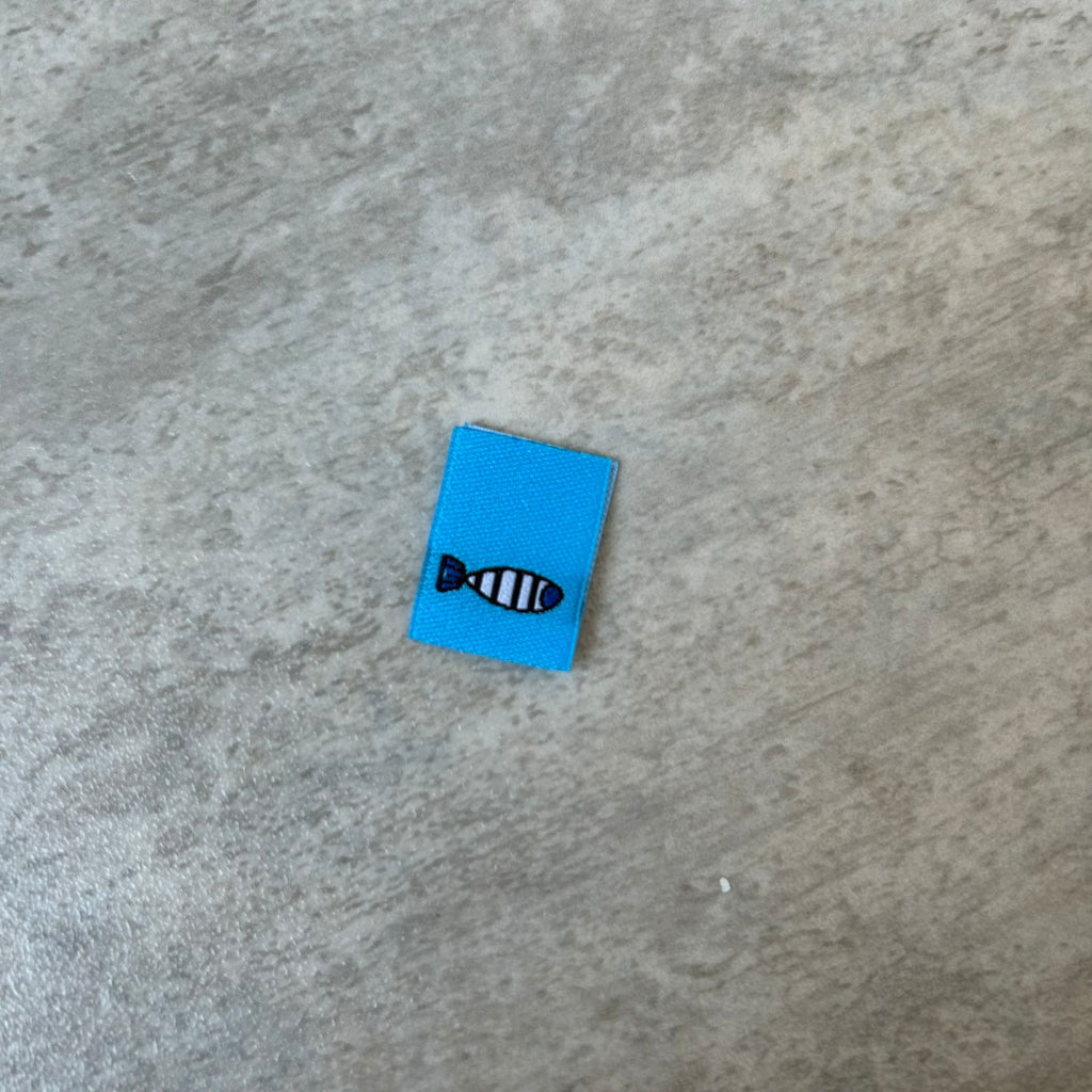 Wardrobe Staple and Mini Fish - TLC Month 7 Mixed Woven Labels image 2