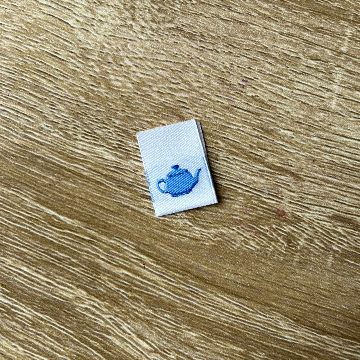 Mini Teapot - 8 Mini Woven Labels image 1