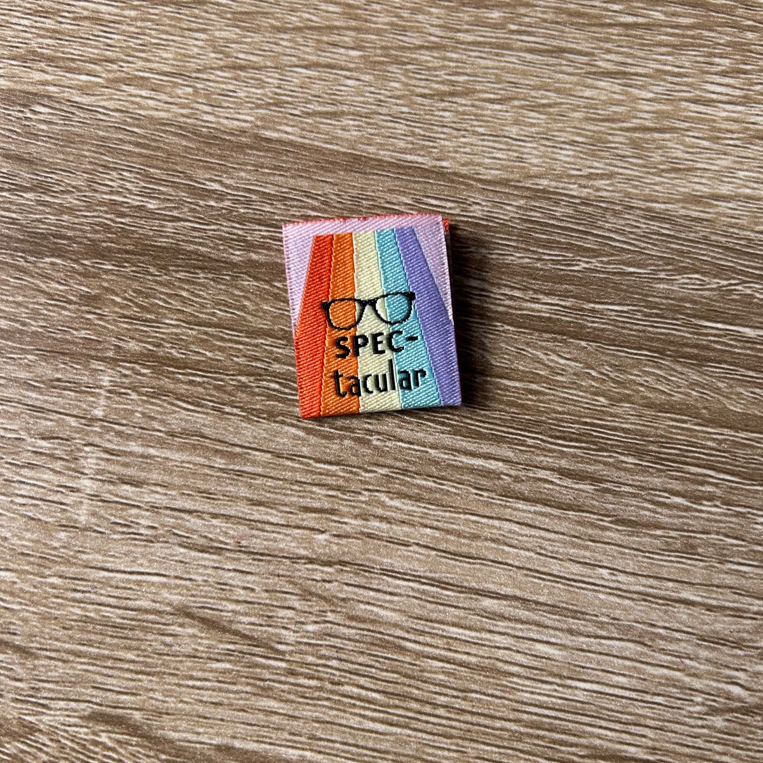 SPEC-tacular and Mini Rainbows - TLC Month 12 Mixed Woven Labels image 2