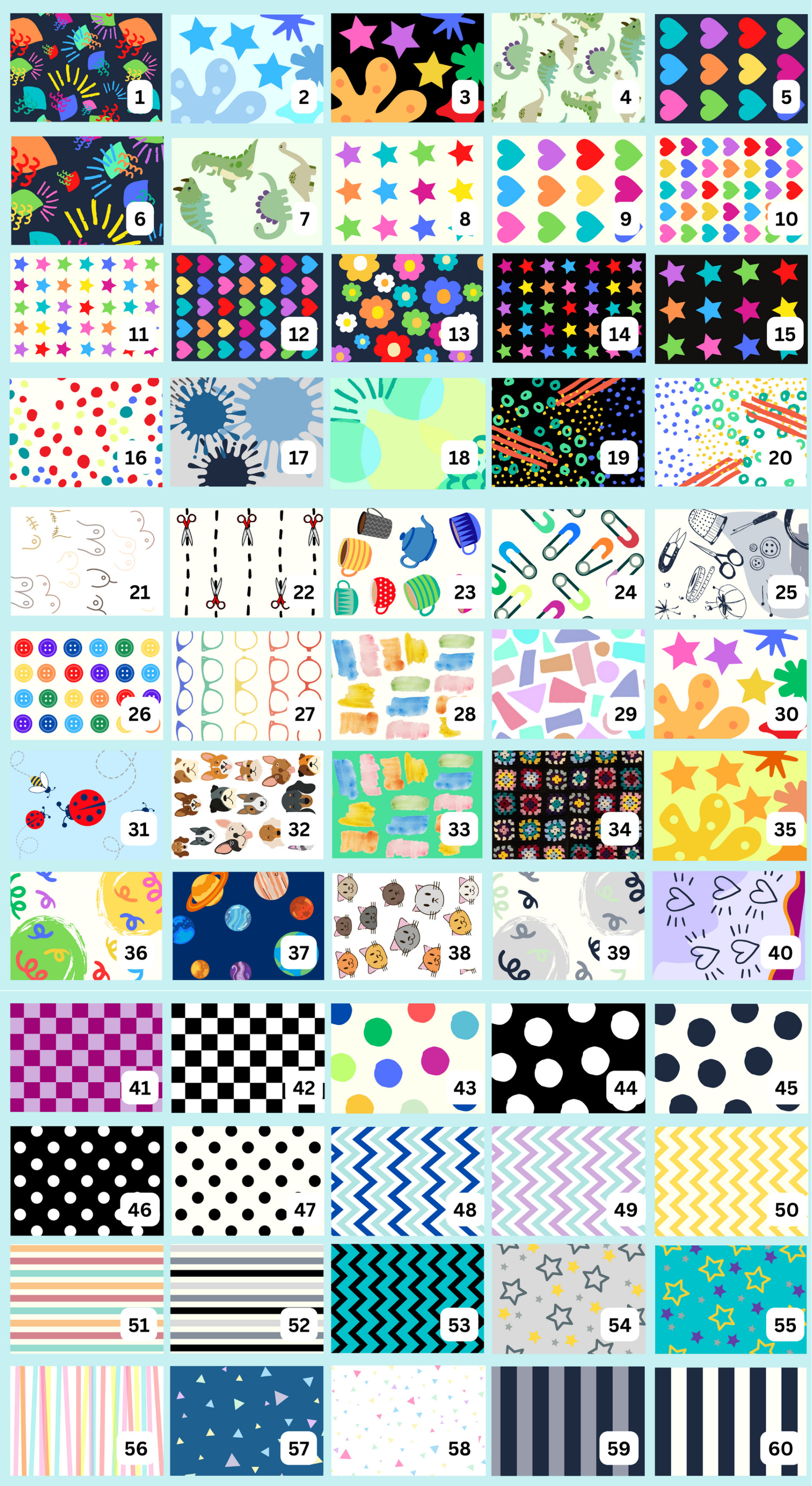 Mending Fabric Patches - 13 image