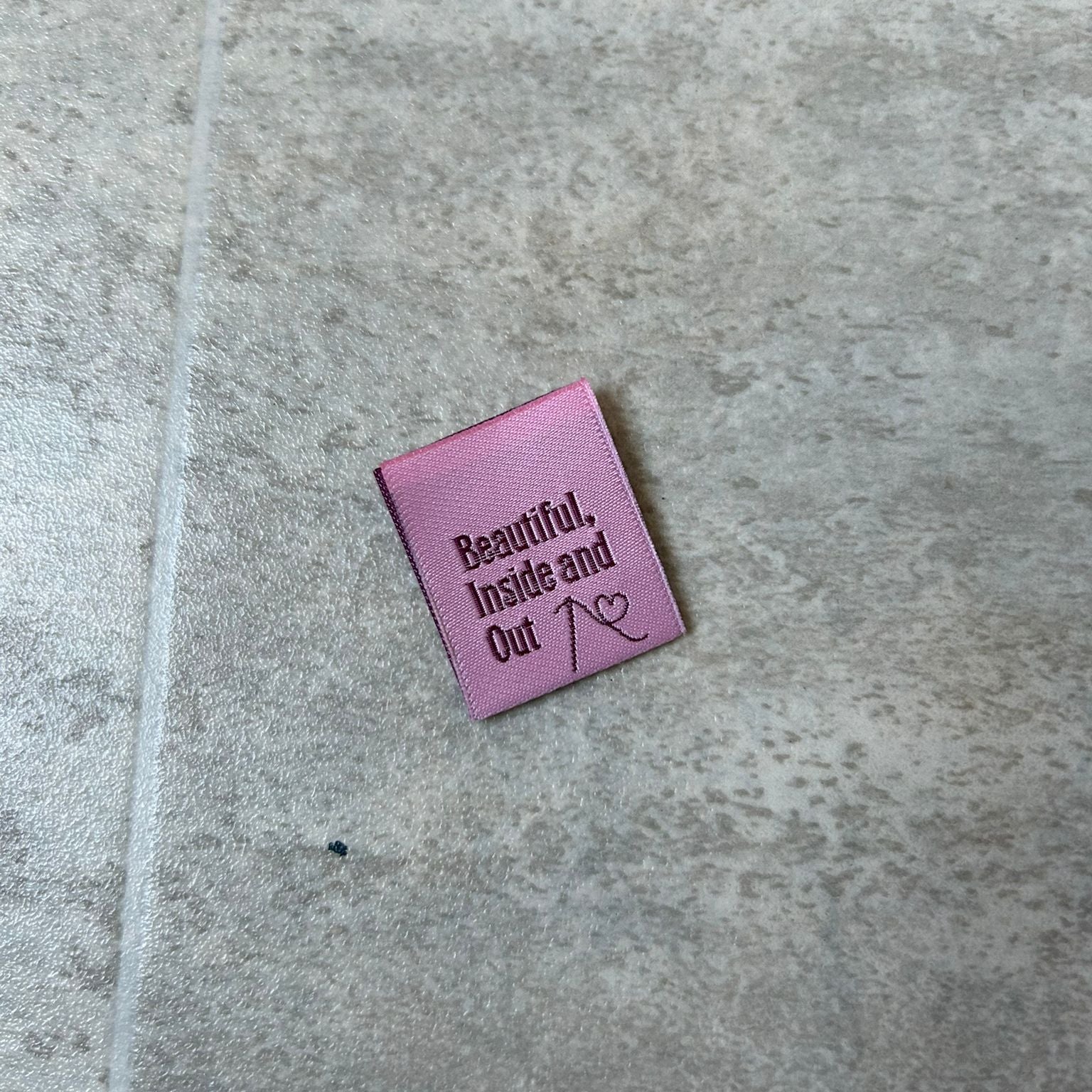 Beautiful Inside and Out and Mini Thimble - TLC Month 18 Mixed Woven Labels image 2