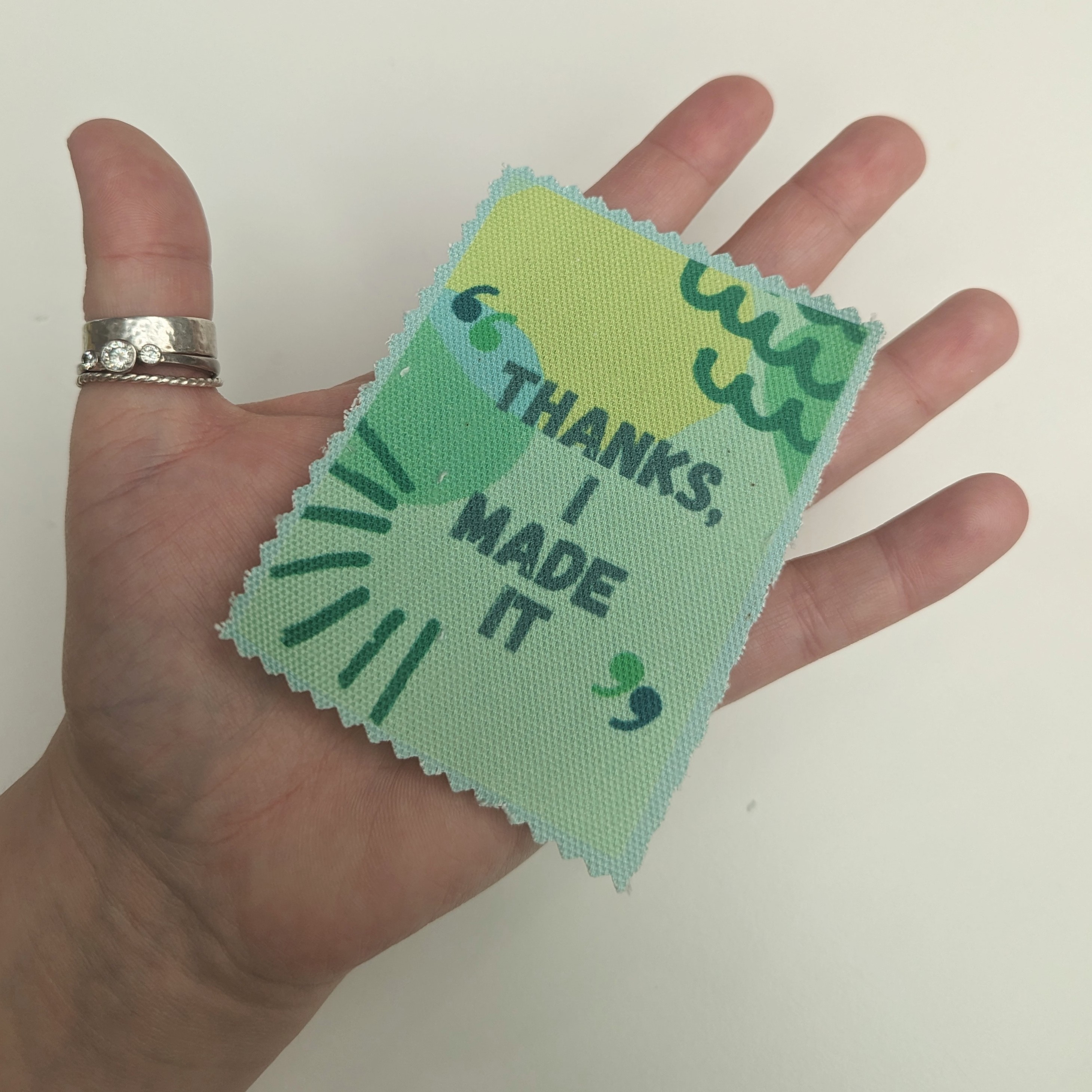 Thanks I made it - Fabric Patch