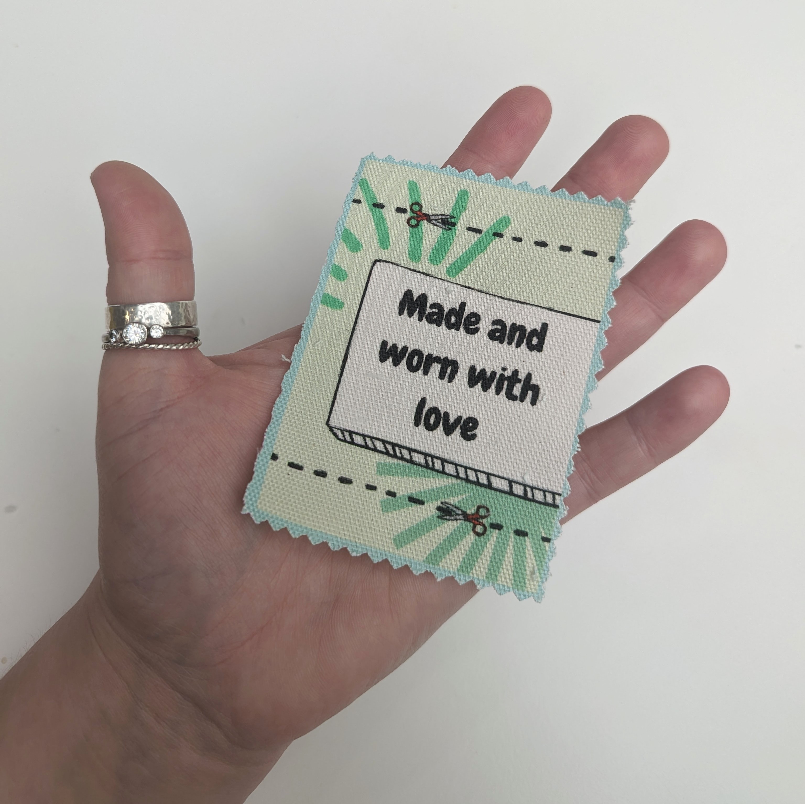 Made with love and care - Fabric Patch