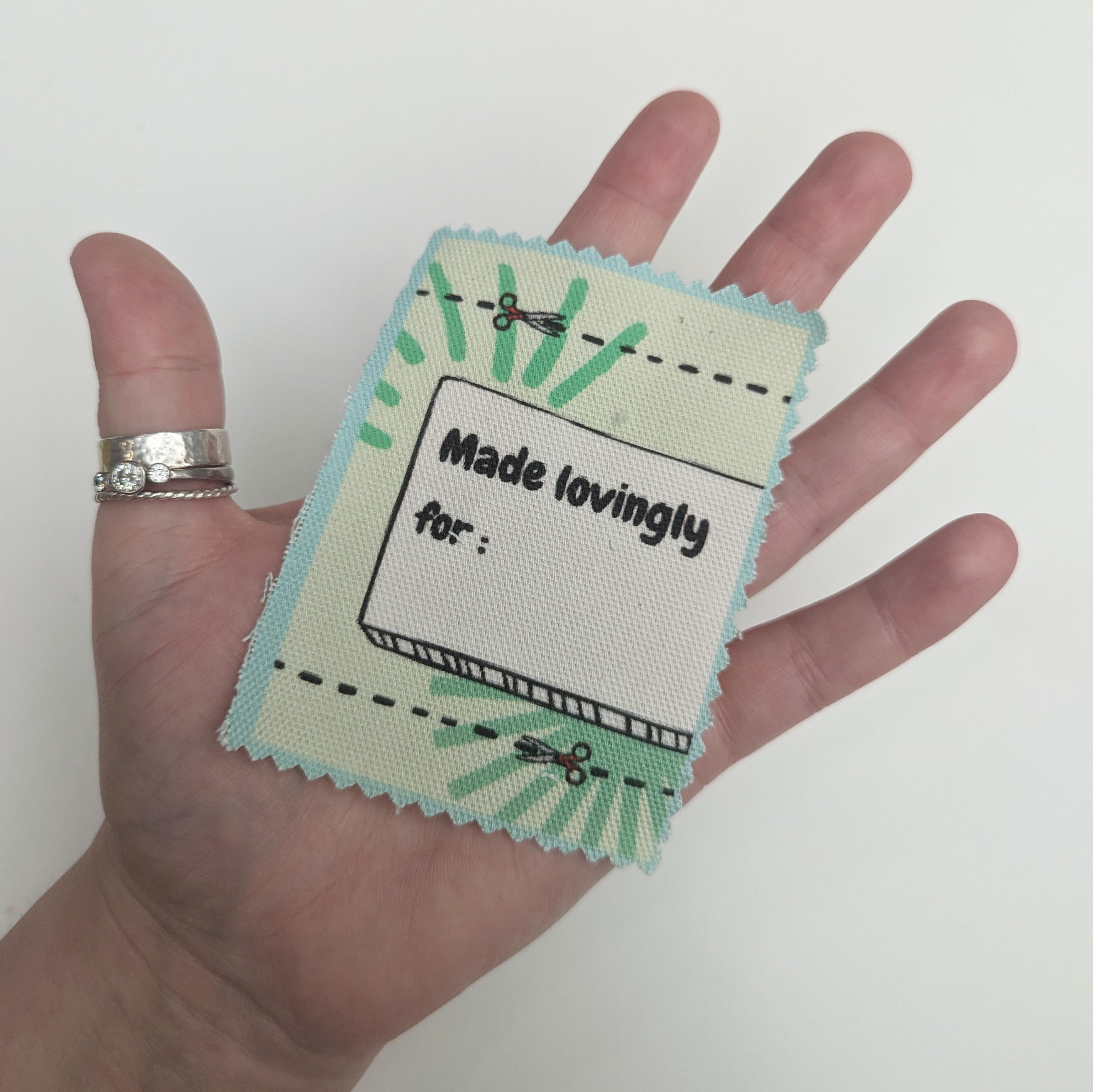 Made lovingly for - Fabric Patch