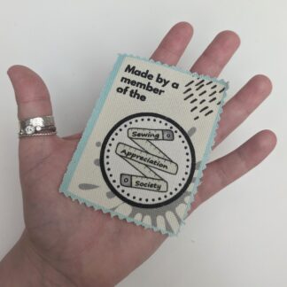 Sewing Appreciation Society Member - Fabric Patch