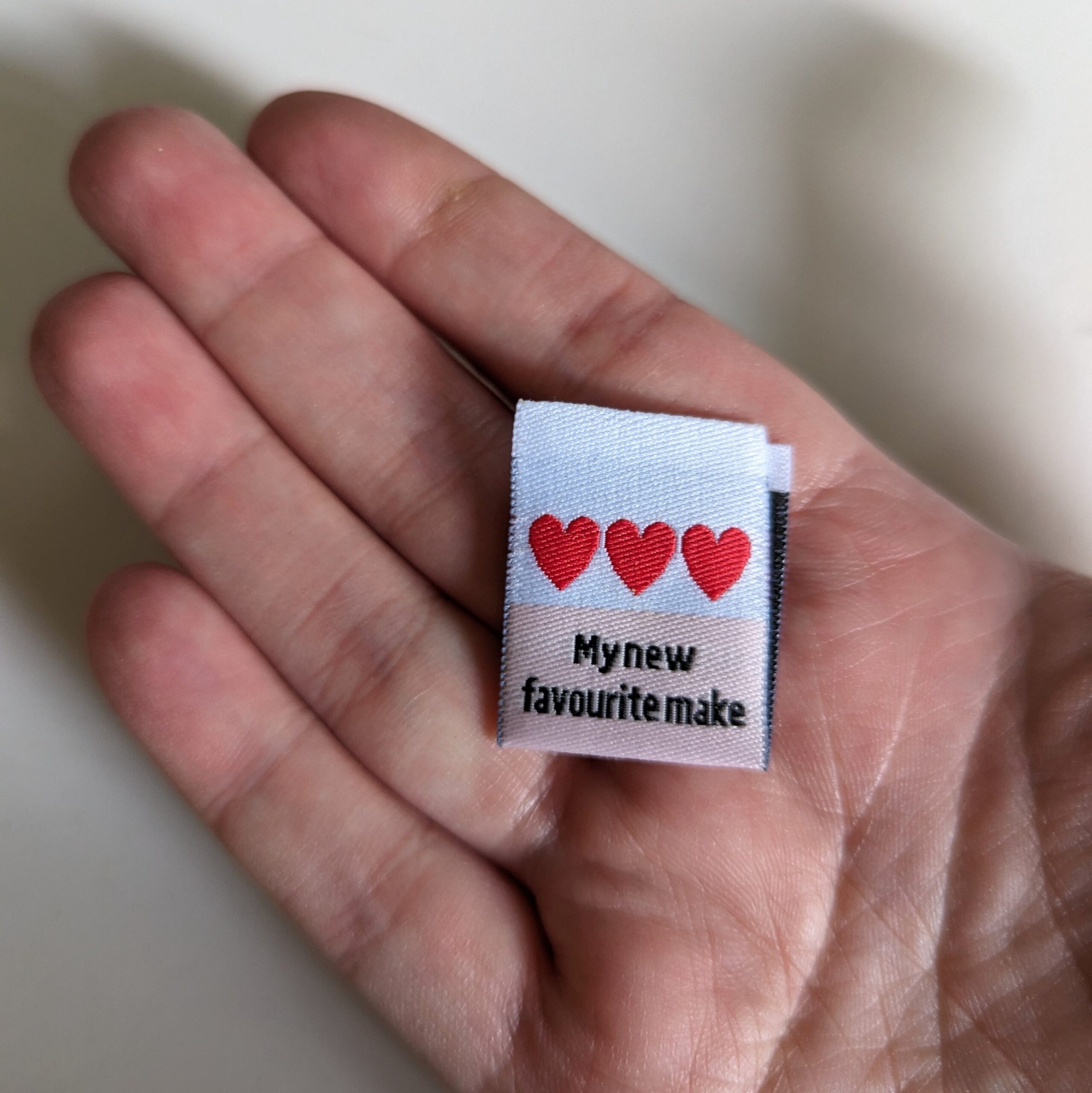 My New Favourite Make - pack of 6 woven labels