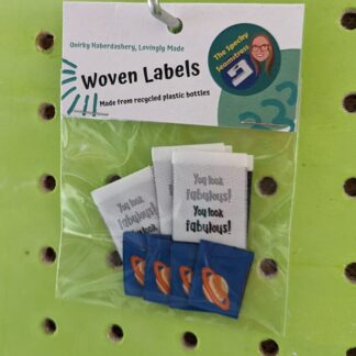 You Look Fabulous ! and Mini Planets - TLC Month 3 Mixed Woven Labels