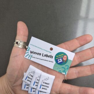 It Doesn't Have to be Perfect - Pack of 6 Large Woven Labels