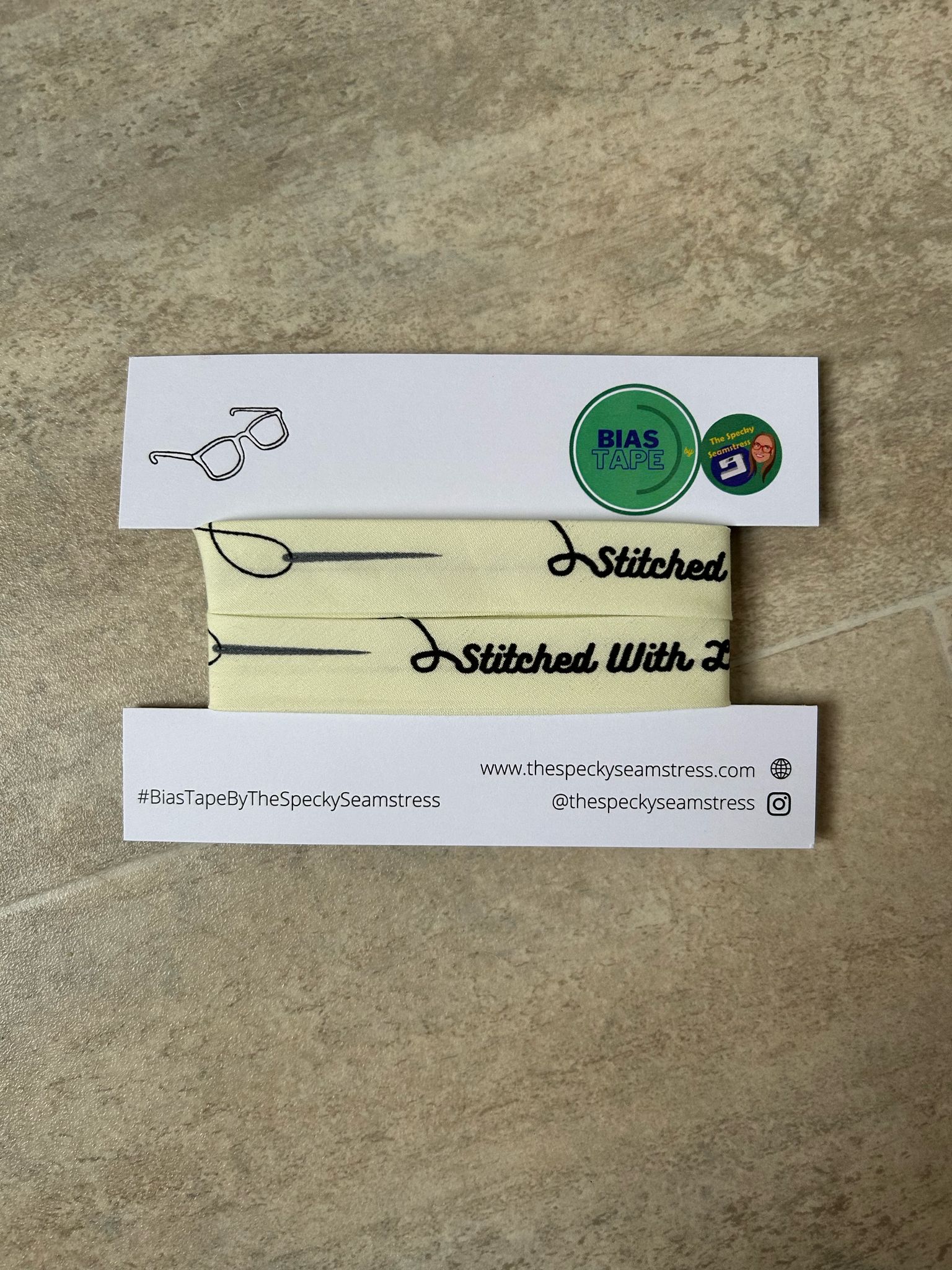 Stitched With Love - 18mm Single Fold - Image 2