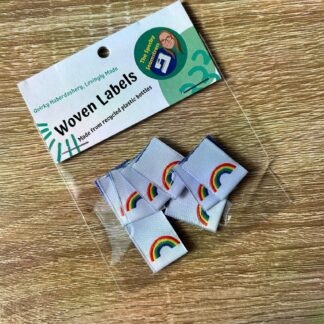 Mini Rainbows - 8 Mini Woven Labels