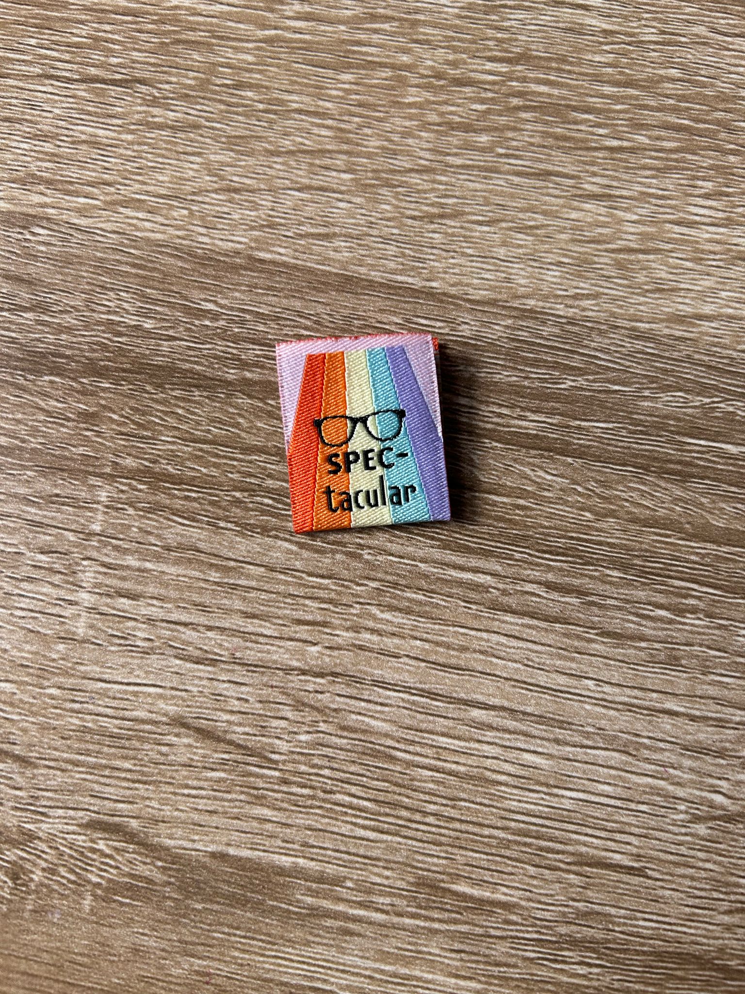 SPEC-tacular and Mini Rainbows - TLC Month 12 Mixed Woven Labels - Image 3